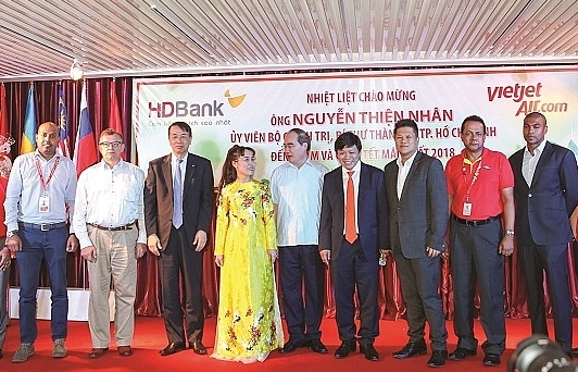 Vietjet and HDBank lauded for contributions to Ho Chi Minh City
