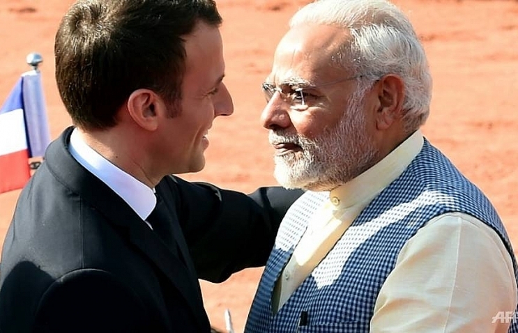 Macron-Modi love on show as France courts India