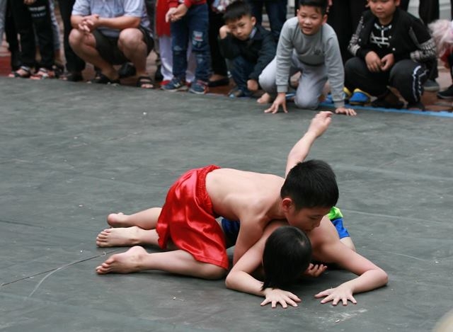 annual wrestling festival in mai dong village