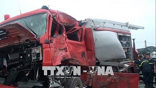 fireman dies in accident another injured