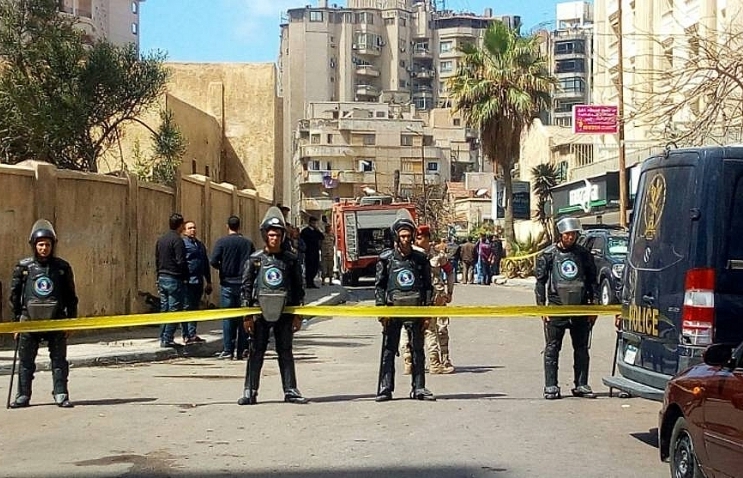 Bombing ahead of Egypt vote kills two policemen in Alexandria