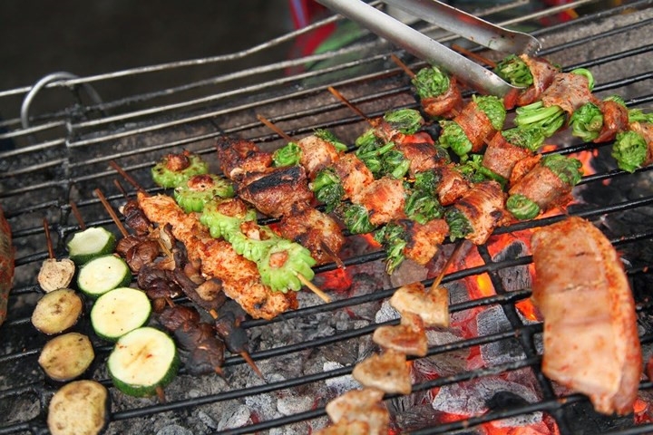 delicious grilled food of sapa town