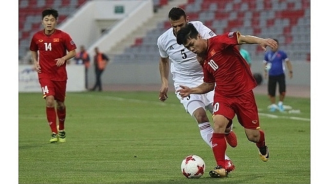 asian cup 2019 qualifiers vietnam hold jordan to a 1 1 draw