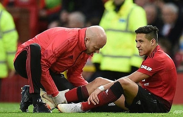Man Utd without Sanchez for up to six weeks