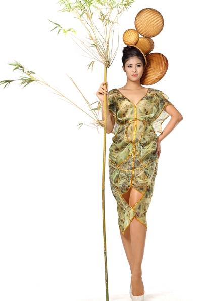 vietnam-france, fashion, vo cong khanh, ngoc han, bamboo fashion