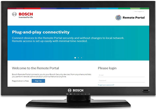 Bosch Remote Portal updated with support for additional devices and services