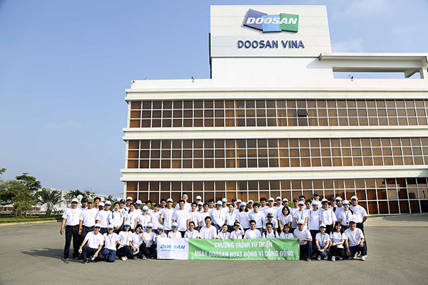 four houses repaired on the 5th doosan day of community