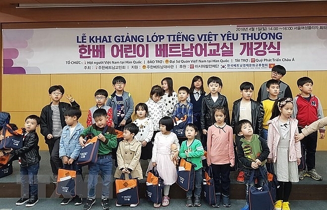 Vietnamese classes opened for children of Vietnam – RoK families