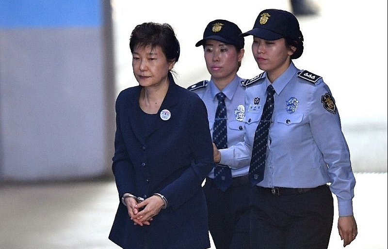 Former South Korean president Park jailed 24 years for corruption