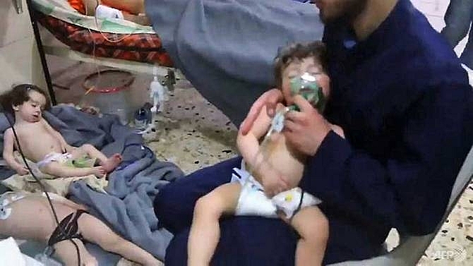 trump warns of big price after suspected syria gas attack