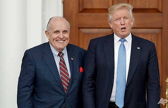 Former New York mayor Giuliani joins Trump legal team