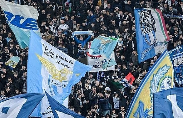 Lazio fans hold fascist flash mob ahead of Milan semi-final