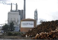 A timber mill in France which makes pulp. An Ontario teenager who recently moved from Singapore to Canada won a national science award Tuesday for her groundbreaking work on the anti-aging properties of tree pulp, officials said.