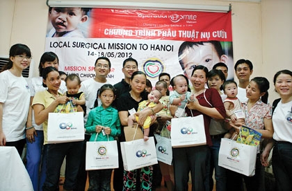 Amway Vietnam continues support to free cleft lip surgeries