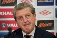 New England football team manager Roy Hodgson speaks during a press conference at Wembley stadium in London. Veteran defender Rio Ferdinand was the highest-profile casualty on Wednesday as Hodgson unveiled his squad for the European Championships.