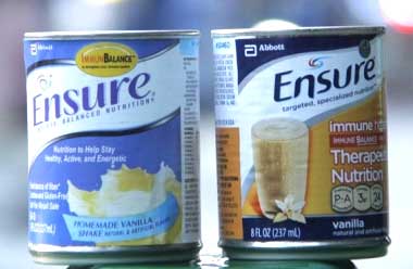 Smuggled Ensure milk with fake labels discovered