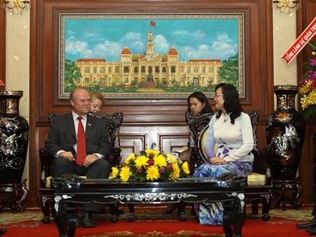 moscow duma delegation visits ho chi minh city