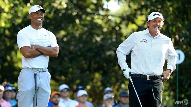 woods mickelson together again at players championship