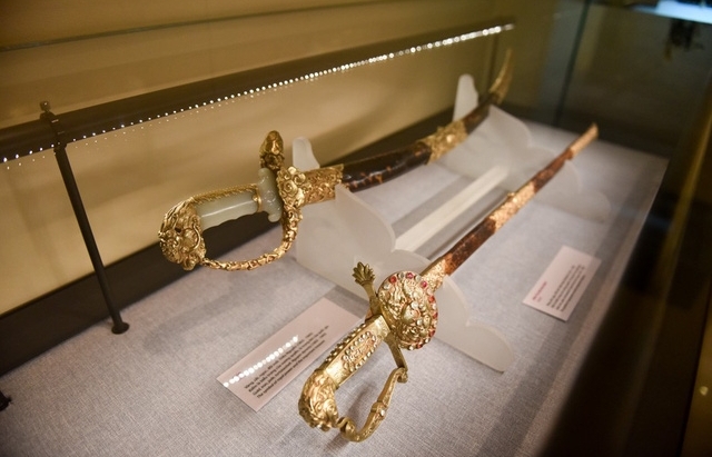 Nguyen Dynasty sword displayed at Hanoi museum