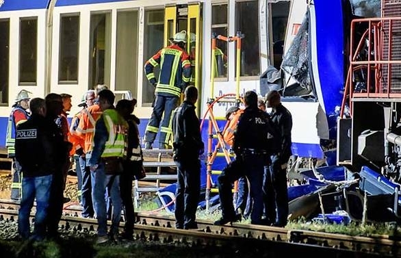 Two dead as trains collide in Germany