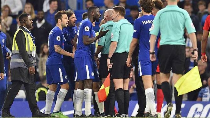 chelsea charged over referee rage