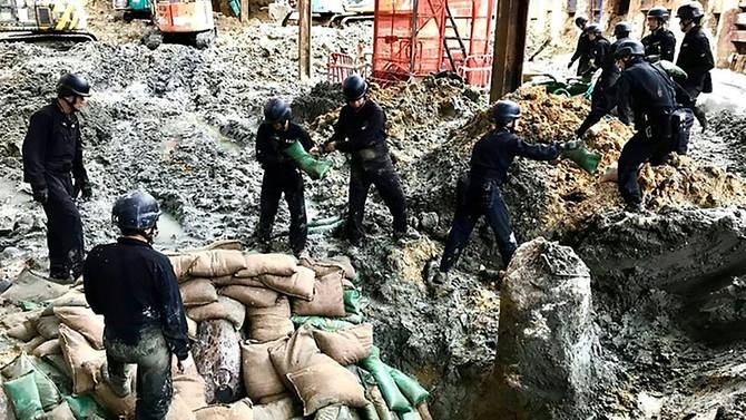 hong kong police disarm third wwii bomb discovered this year