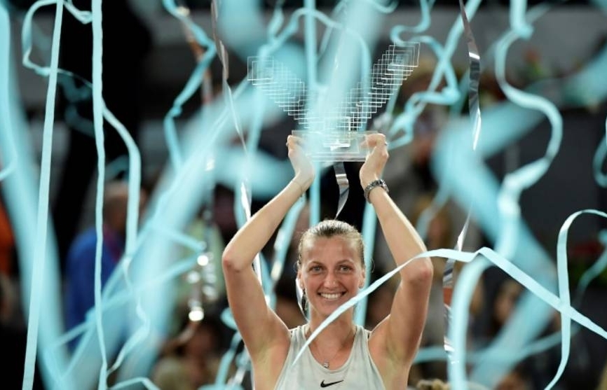 Kvitova wins third Madrid Open title