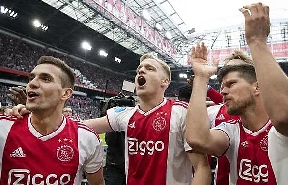 Ajax seal title to complete double after Euro heartache