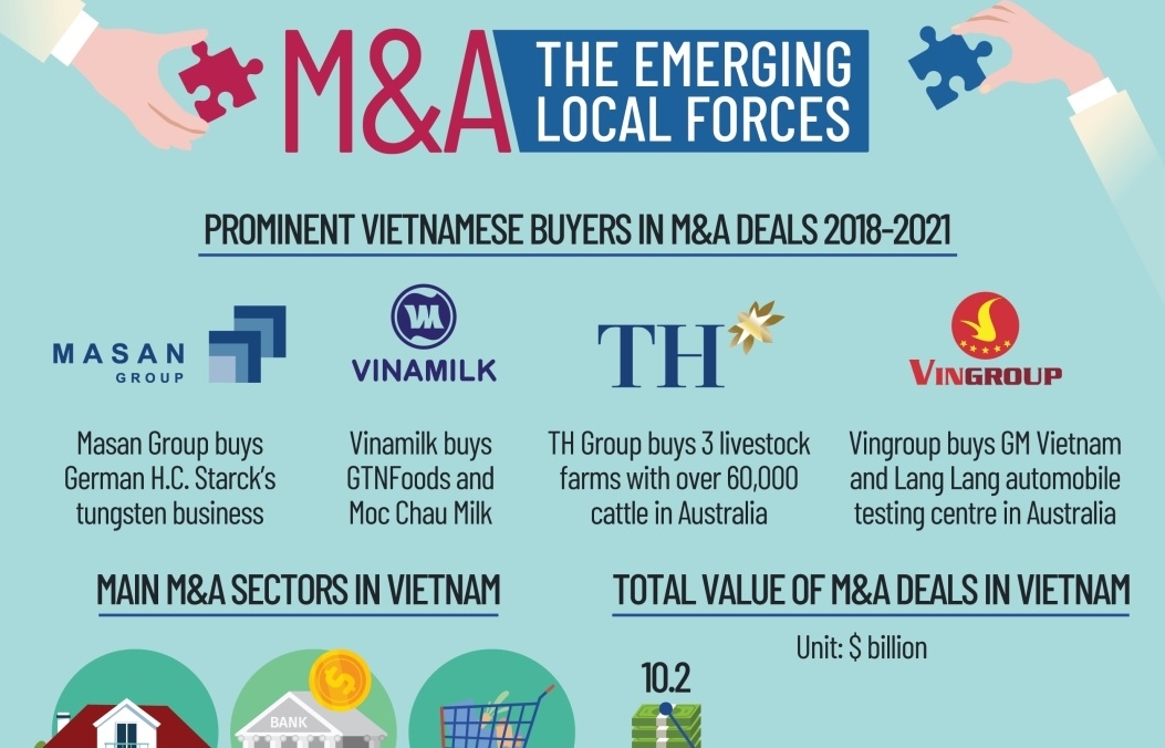 Vietnamese buyers cross the ocean for M&A transactions