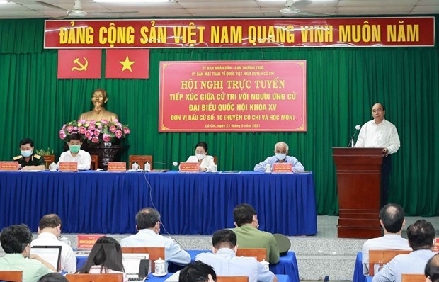 State President meets voters in HCM City’s Cu Chi and Hoc Mon districts