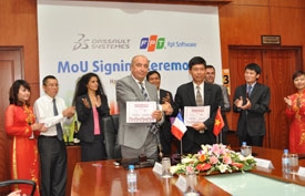 dassault systemes and fpt software sign strategic partnership