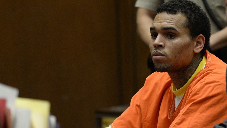 us rapper chris brown released from jail