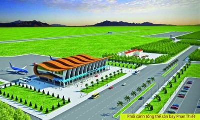 authorities push phan thiet airport construction