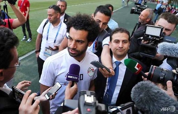 Salah misses Egypt's first training session in Russia