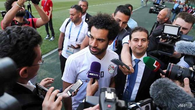 salah misses egypts first training session in russia