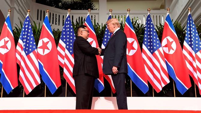 us president trump north korean leader kim meet at historic singapore summit