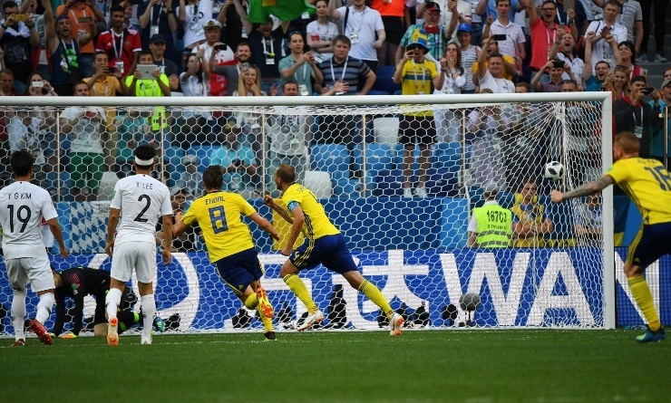 var penalty gives sweden a narrow win over south korea