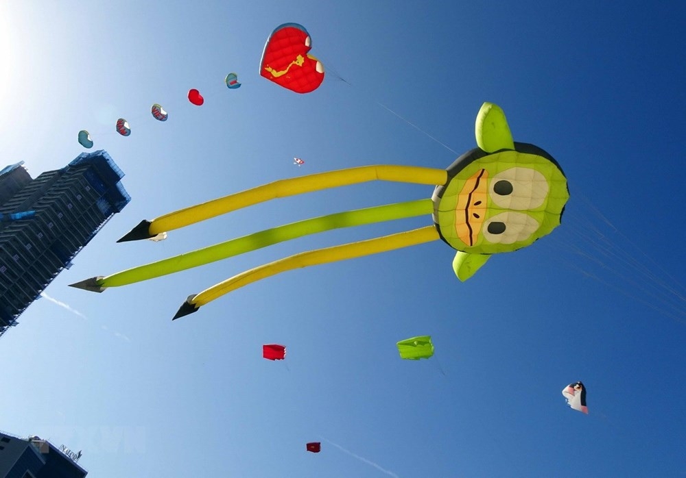colourful kite festival held in da nang