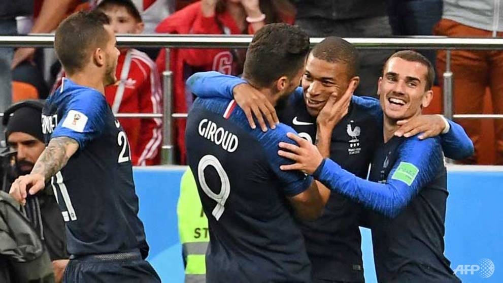 world cup mbappe makes history as france battle into last 16