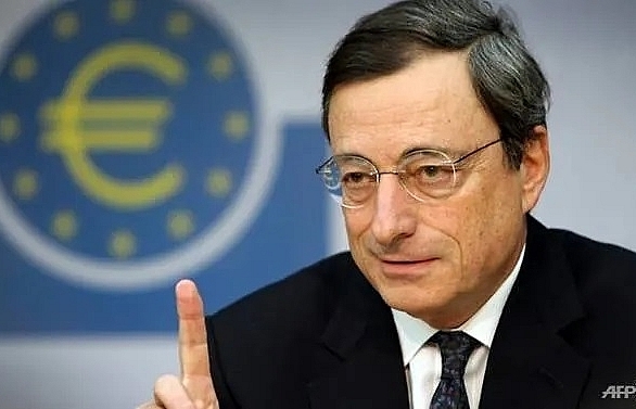 ECB's Draghi vows support for eurozone in 'world far from normal'