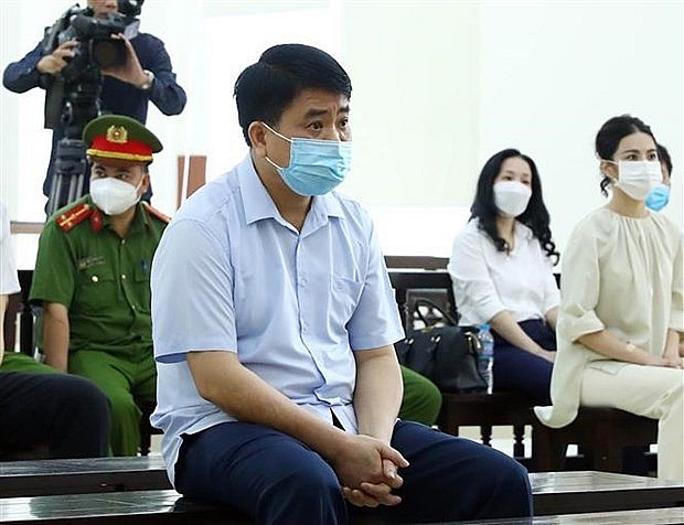 Nguyen Duc Chung at the court (Photo: VNA)