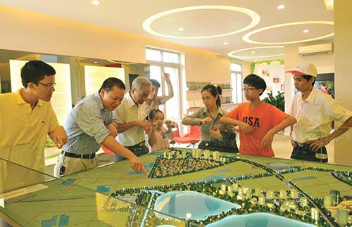 gamuda gardens show village gets official opening