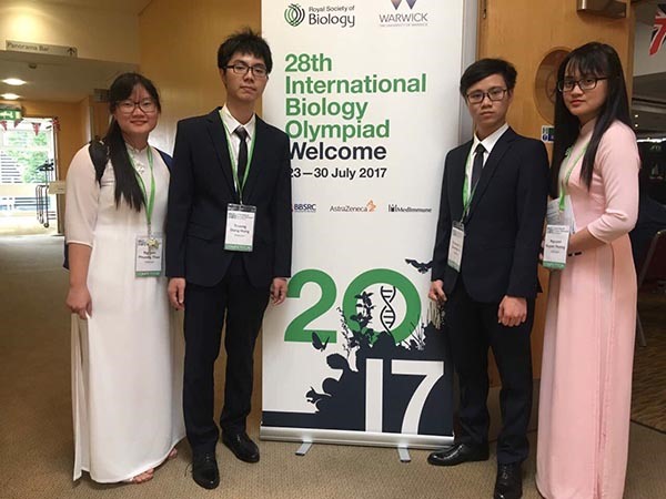 vietnam win gold 2 silver at biology olympiad