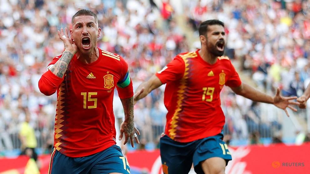 world cup russia beat spain 4 3 on penalties to reach quarter finals