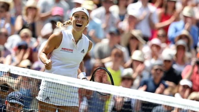 serena to face kerber in her 10th wimbledon final