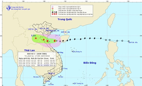 provinces brace as son tinh makes landfall