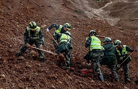 China landslide death toll rises to 36 with 15 still missing