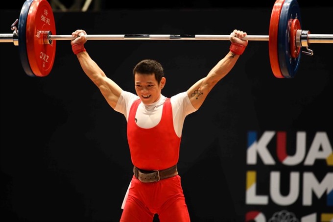 weightlifter tuan wins gold medal at sea games
