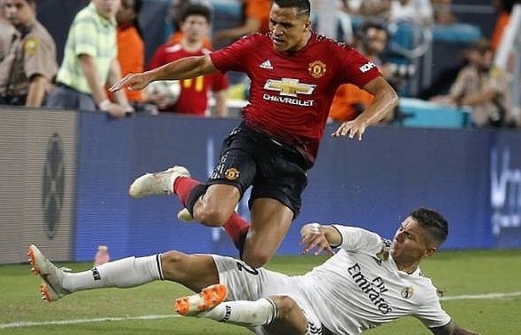 Manchester United holds on to beat Real Madrid 2-1