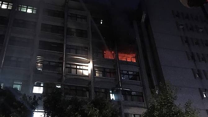 nine killed in taiwan hospice blaze